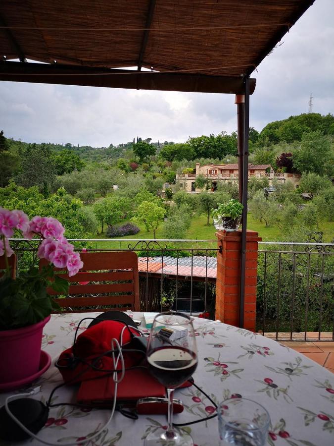 "La Casa Di Maria Luce" Con Terrazza Panoramica Apartment Джайоле ин Кианти Екстериор снимка